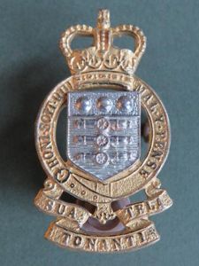 British Army EIIR Royal Army Ordnance Corps Officer's Cap Badge
