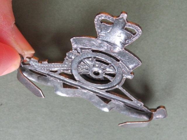 British Army EIIR Royal Artillery Officer's Cap Badge — image 3