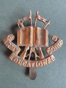 British Army Pre 1951 Army Education Corps Cap Badge