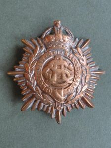 British Army WW1 Economy Army Service Corps Cap Badge