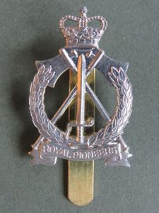 British Army Post 1985 Royal Pioneer Corps Cap Badge