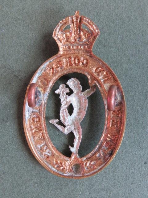 New Zealand Army Royal N.Z. Corps of Signals 1935-1947 Collar Badge — image 2