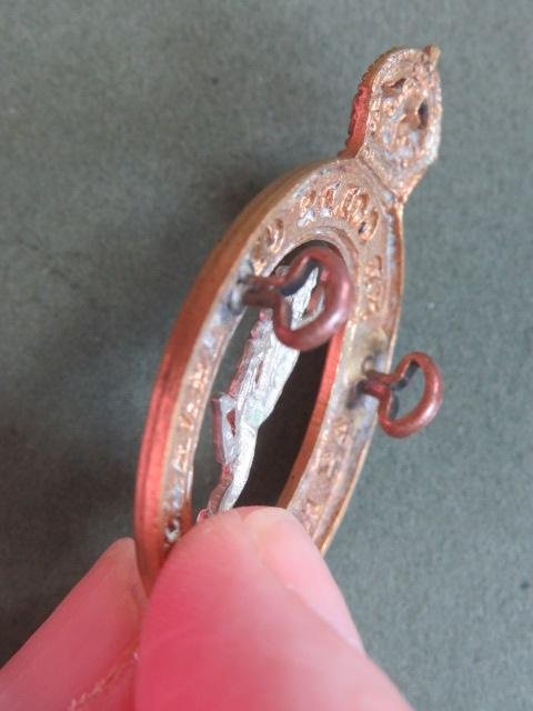 New Zealand Army Royal N.Z. Corps of Signals 1935-1947 Collar Badge — image 3