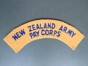 New Zealand Royal New Zealand Army Pay Corps Shoulder Title