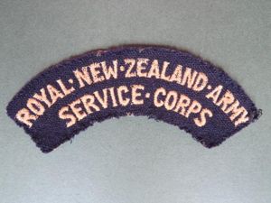 New Zealand Royal New Zealand Army Service Corps Shoulder Title