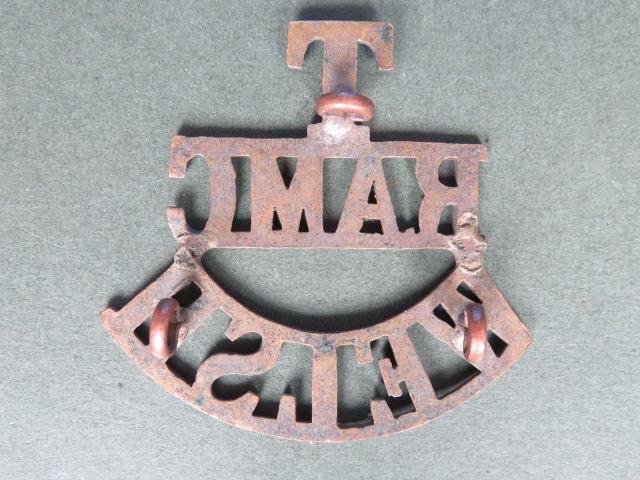 British Army 'RAMC WELSH' (Royal Army Medical Corps) Territorial Shoulder Title — image 2
