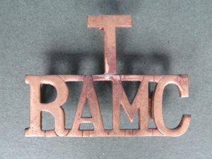 British Army 'RAMC' (Royal Army Medical Corps) Territorial Shoulder Title