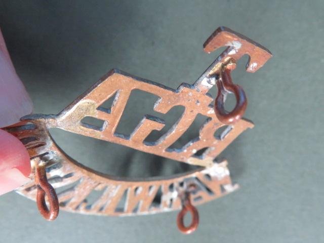 British Army Royal Garrison Artillery 'WARWICKSHIRE' Territorial Shoulder Title — image 3