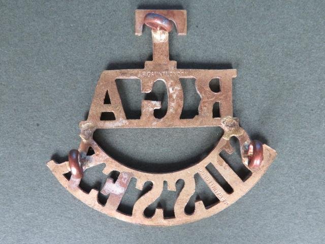 British Army Royal Garrison Artillery 'SUSSEX' Territorial Shoulder Title — image 2