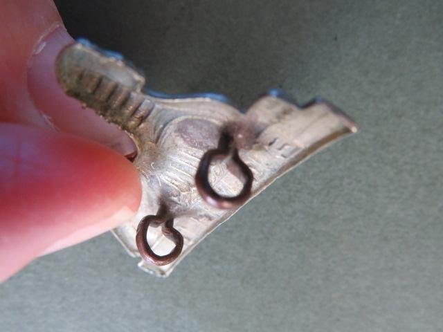 British Army 96th Regiment of Foot (The Manchester Regiment) Pre 1881 Pattern Collar Badge — image 3