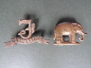 British Army Seaforth Highlanders Collar Badges