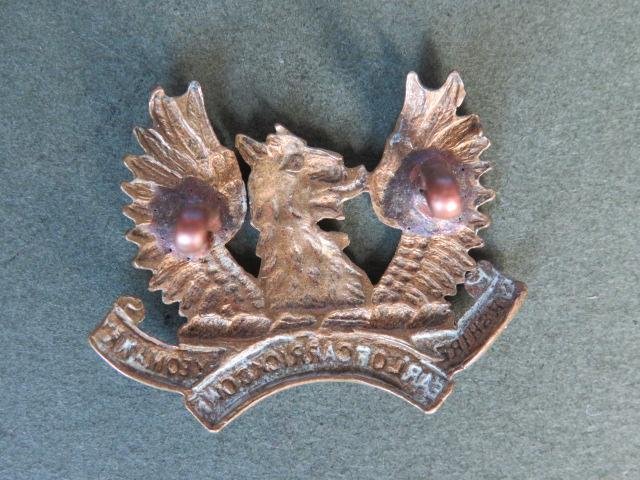 British Army The Ayrshire (Earl of Carrick's Own) Yeomanry Collar Badge — image 2
