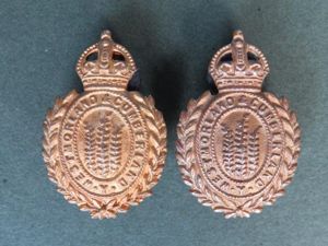 British Army Pre 1953 Westmorland & Cumberland Yeomanry Collar Badges