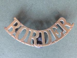British Army The Border Regiment Shoulder Title