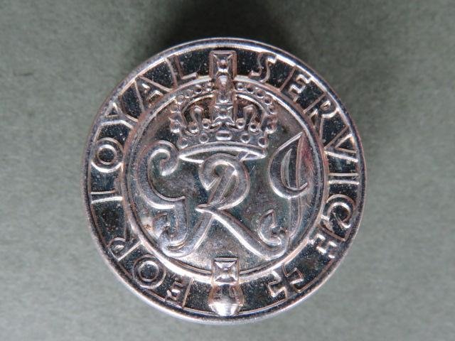 British Forces WW2 'Loyal Service' Lapel Badge in Box of Issue — image 2