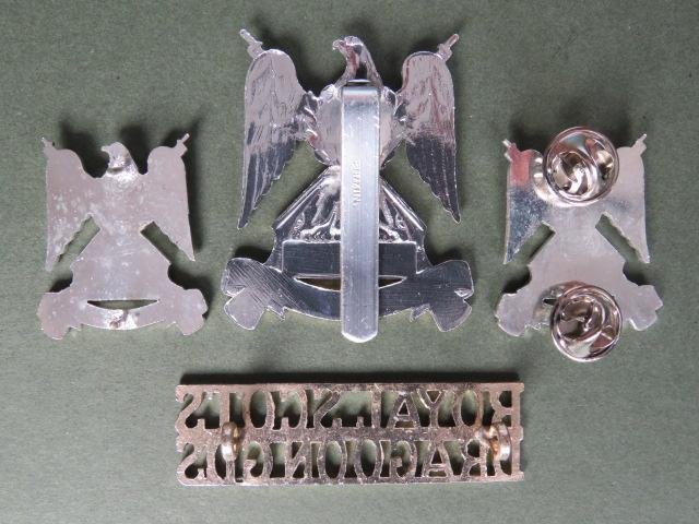 British Army Royal Scots Dragoon Guards Cap & Collar Badges and Shoulder Title — image 2