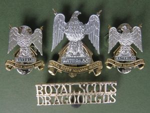 British Army Royal Scots Dragoon Guards Cap & Collar Badges …