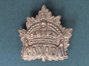 Canada WW1 'Overseas' General Service Cap Badge