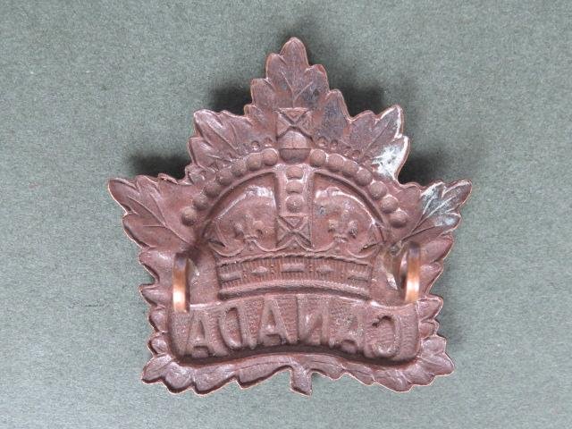 Canada WW1 'Overseas' General Service Cap Badge — image 2