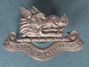 Canada Army Pre WW2 Argyll Light Infantry Collar Badge