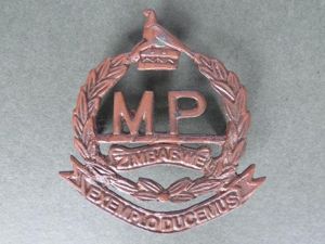 Zimbabwe Army Military Police Cap Badge