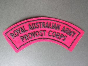 Australia Pre 1962 Royal Australian Army Provost Corps Shoulder Title