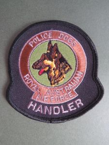 Australia Royal Australian Air Force 'Police Dogs (HANDLER)' Arm Patch