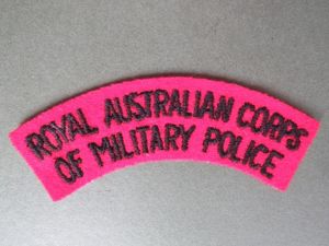 Australia Army Post 1962 Royal Australian Corps of Military Police …