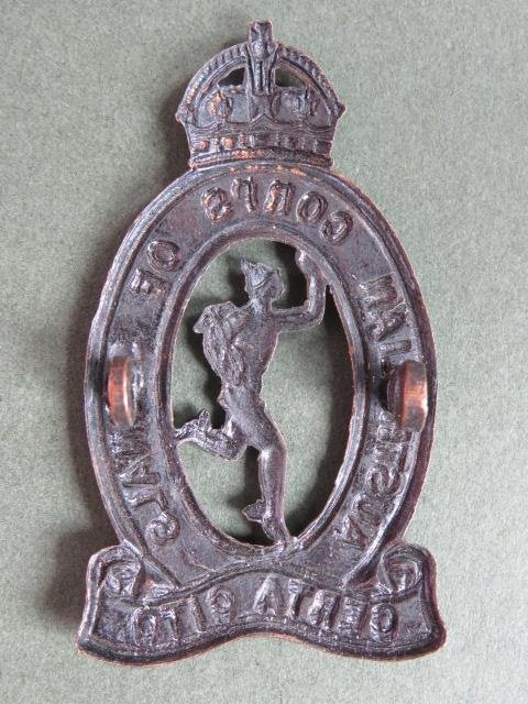 Australia Army 1930-1942 Australian Corps of Signals Cap & Collar Badge — image 2