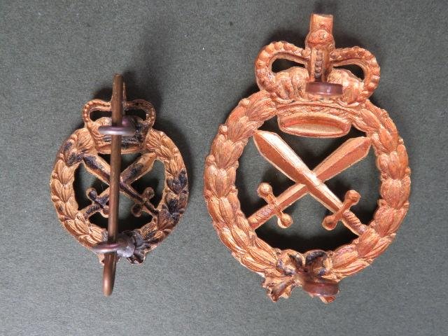 Australia Army Post 1953 Royal Australian Corps of Military Police Cap & Collar Badge — image 2