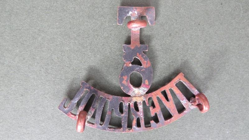 British Army The 6th The King's Regiment (Liverpool) Territorial Battalion Shoulder Title — image 2