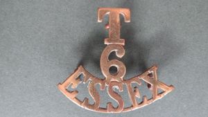 British Army The 6th The Essex Regiment Territorial Battalion Shoulder …