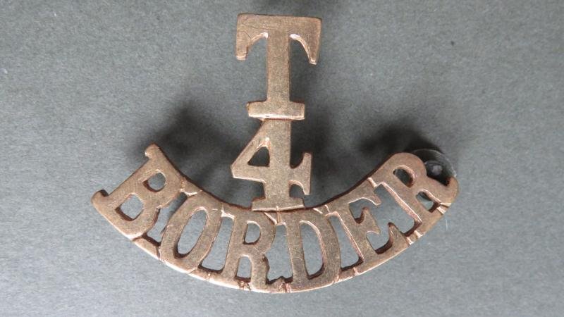 British Army 4th (Cumberland & Westmoreland) Territorial Battalion, The Border Regiment Shoulder Title — image 3