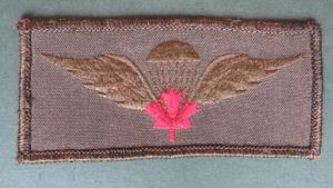 Canada 1970's Combat Smock Parachute Wings