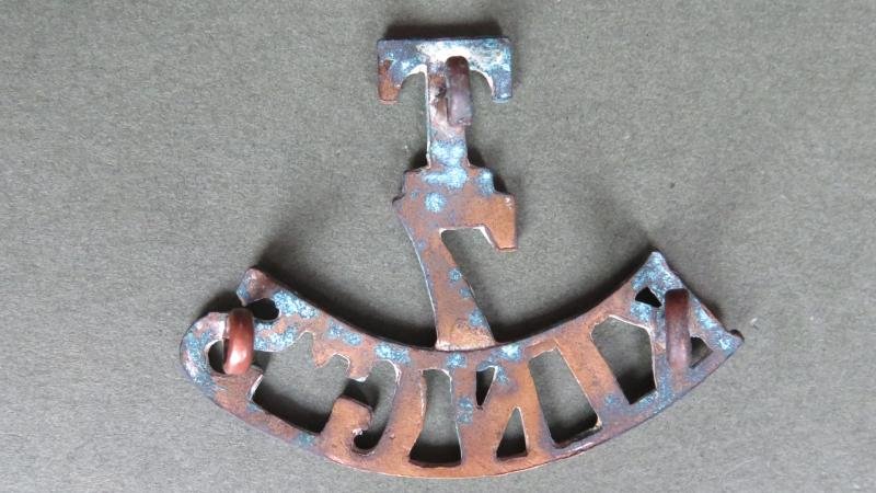 British Army The 7th The King's Regiment (Liverpool) Territorial Battalion Shoulder Title — image 2