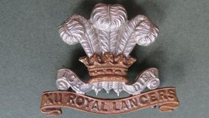British Army 12th Prince of Wales's Royal Lancers Cap Badge