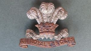 British Army 12th Prince of Wales's Royal Lancers Cap Badge