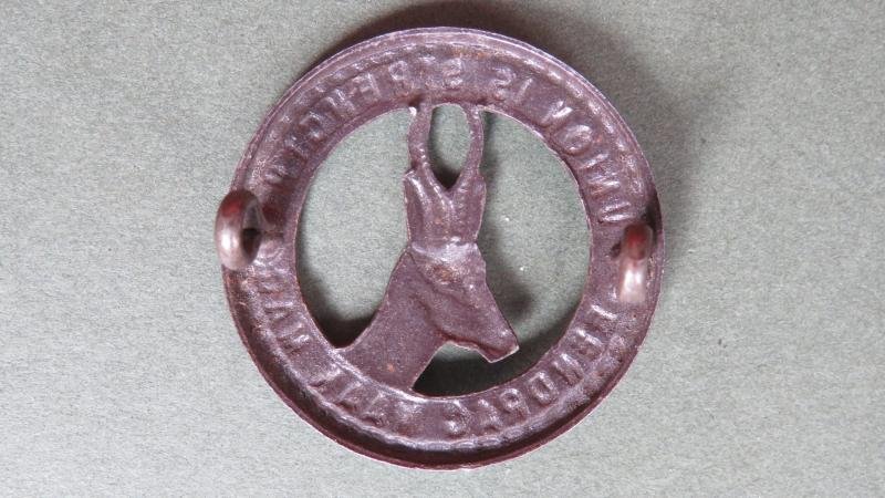 South Africa 1940-1945 Union Defence Force Cap Badge — image 2