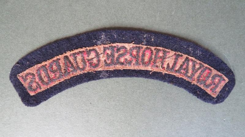 British Army 1940's Royal Horse Guards Shoulder Title — image 2