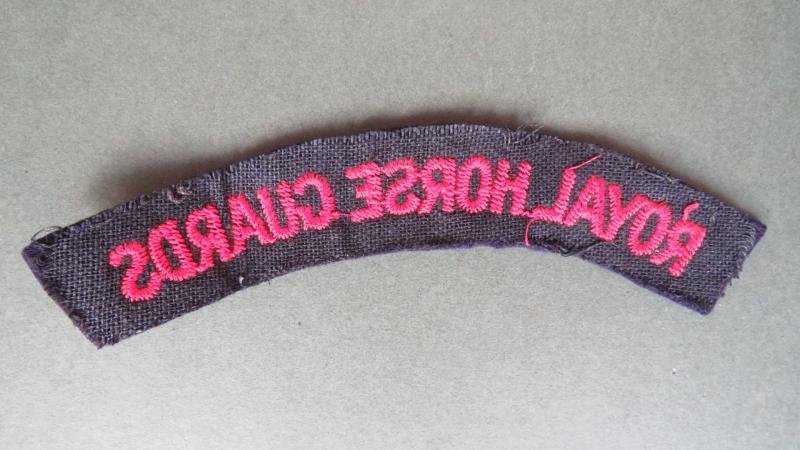 British Army 1940's Royal Horse Guards Shoulder Title — image 2
