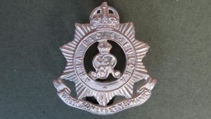 British Army GVR North Somerset Yeomanry Collar Badge