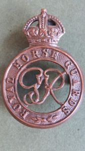 British Army GVIR Royal Horse Guards Cap Badge