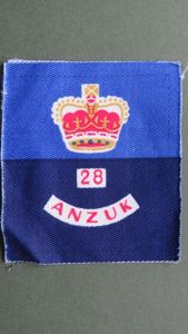 Commonwealth Forces ANZUK 28 Brigade Shoulder Patch