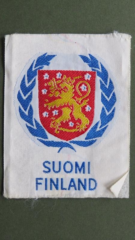 United Nations 'Finland Forces' Shoulder Patch