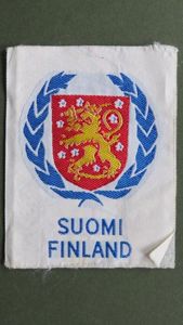 United Nations 'Finland Forces' Shoulder Patch