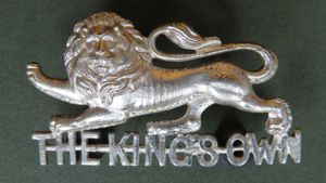 British Army The King's Own (Royal Lancaster Regiment) Officer's Cap …