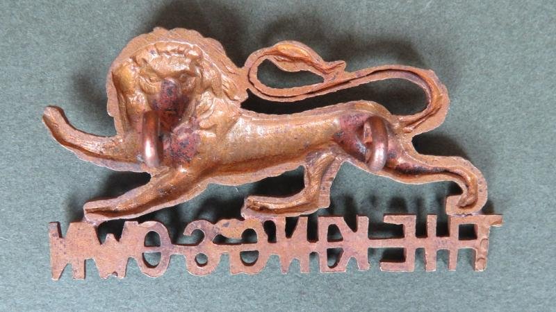 British Army The King's Own (Royal Lancaster Regiment) OSD Collar Badge — image 2