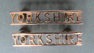 British Army The Yorkshire Brigade / Volunteers Officer's Shoulder Titles