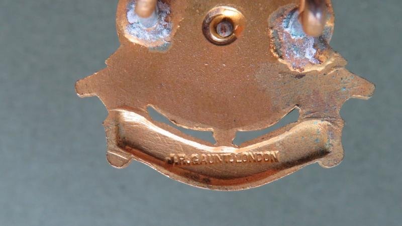 British Army The Yorkshire Brigade / Volunteers Officer's Cap Badge — image 3