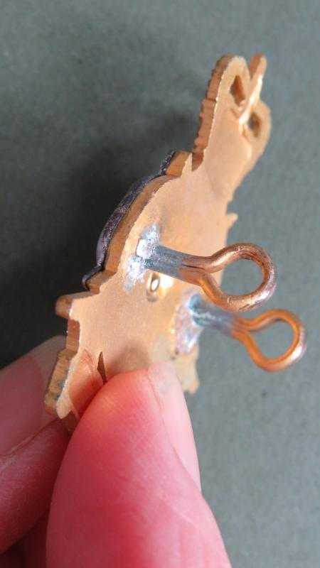 British Army The Yorkshire Brigade / Volunteers Officer's Cap Badge — image 4